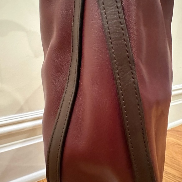 Lauren by Ralph Lauren  Dark Maroon Hobo bag - Picture 5 of 15